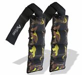 ARTINO Ankle Weights 2 kg (1 kg Each x 2 Pc), Adjustable Ankle Weight Camouflage