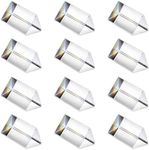 12PCS Optical Glass Triangular Pris