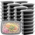 50-Pack Reusable Meal Prep Containe