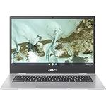 Asus Chromebook CX1 14" HD Laptop - Intel Celeron N3350, 4GB RAM, 32GB eMMC, Chrome OS - Silver (CX1400CNA-DS42-R) - Renewed