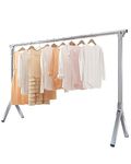 Vikaqi Clothes Drying Rack 95 Inches Folding Indoor, Drying Rack Clothing Collapsible, Foldable Portable Laundry Drying Rack, Outside Folding Drying Rack with 20 Hooks 12 Clips