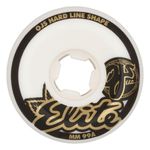 OJ Elite Hard Line 99a Pack Of 4 Skateboard Wheel 55mm White
