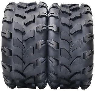 ATV Trail Tires Set of 2, 19x9.5-8/4PR Knobby Sport Tires, Tubeless,All-Terrain Capability Tires