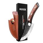 Huusk - Japanese Kitchen Knife Set with Premium Leather Sheath. Designed for Balance and Control, Blending Modern Style with Traditional Appeal.