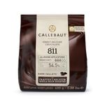 Callebaut 811 Dark Chocolate Callets 400 g | Belgian Chocolate | 54.5% Cocoa