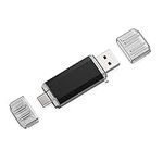 K&ZZ 128GB USB C Flash Drive, Type C Dual Photo Stick(USB-A 3.0/USB-C 3.0), High Speed Thumb Drive USB Pen Stick for USB C Smartphones, Tablets, PC, New MacBook