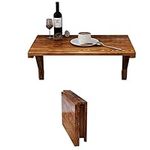 Drop Leaf Floating Table, Wall Moun