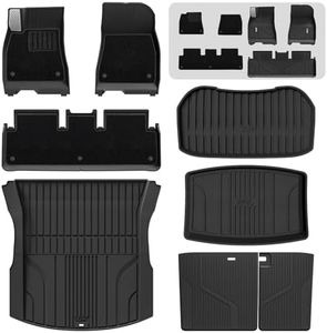 3W Tesla Model 3 Highland 2024 2025 2026 Floor Mats, Full Set with Carpets