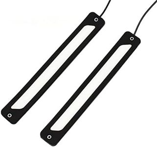 2PCS Auto DRL Car LED Running Lights Driving COB Daytime Fog Light Daylight NEW