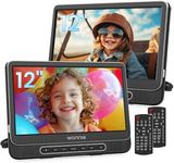 WONNIE 12" Dual Car DVD Players Por