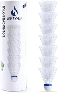 flintronic Volants de Badminton, Lot de 6 Balles de Badminton, Badminton en Plastique avec Pointe en Mousse, avec Grande Stabilité et Durabilitéd, pour Les Sports en Intérieur et Extérieur