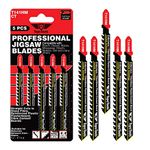 5 x TopsTools JSTT141HM T141HM 100mm Long Glass Fibre Cutting Jigsaw Blades Compatible with Bosch, Dewalt, Makita, Milwaukee and many more