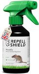RepellShield Rat & Mouse Repellent Spray - Non-Staining Peppermint Oil Spray, Family & Pet Safe, Use Indoors - Protects Your Home - Alternative to Mouse Traps for Indoors - Made in Germany, 250ml