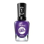 Sally Hansen Miracle Gel Nail Polish At-home gel manicure, 57 Purplexed, Purple Shades - 14.7 ml