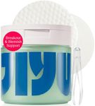 JIYU Cleansing Polish Pads, Korean Toner Pads with Niacinamide, Snail Mucin & Centella, Gentle Exfoliating Face Pads for Hydration & Smoother-Looking Skin, Daily Facial Treatment, 60 Count