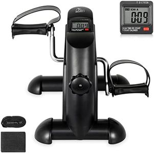 Uten Mini Exercise Bike Pedal Exerciser Arm and Leg Exercise Cycle Bike