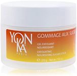 Yon-Ka Mandarin Sugar Scrub, Exfoliating Body Scrub with Brown Sugar and Sunflower Oil, Gentle Natural Ingredients Hydrate and Moisturize Dry Skin, Sweet Orange and Citrus Scent (200g)