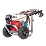 SIMPSON Cleaning ALH3228-S Aluminum Series 3400 PSI Gas Pressure Washer, 2.5 GPM, HONDA GX200 Engine, Includes Spray Gun and Extension Wand, 5 QC Nozzle Tips, 5/16-inch x 25-foot Monster Hose