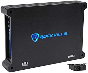 Rockville dB12 2000 Watt Peak/500w RMS Mono 2 Ohm Amplifier Car Amp