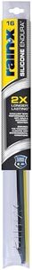 Rain-X 830116 Silicone Endura Wiper Blades, 16 Inch Windshield Wipers (Pack of 1), Automotive Replacement Windshield Wiper Blades With Two Times Longer-Lasting Resilient Silicone Rubber Squeegee