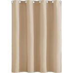 AMZYU Thermal Insulated Curtains, 180 x 245 cm(71 x 96inch) Soft Solid Thermal Insulated Light Blocking Eyelet Sunlight Blocking & UV Protected for Bedroom Windows, Cream Color