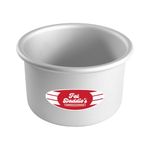 Fat Daddio's PRD-64 Round Cake Pan, Aluminum, Silver