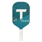 TANSO Taka Fiberglass Pickleball Paddle with Free Full Racquet Cover (225 Grams, Fiberglass Surface Pickleball Paddle with Polypropylene Honeycomb Core, Elongated 419mm for Maximum Power)