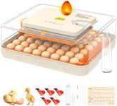 APODESS 56 Egg Incubator for Hatching Eggs, Egg Incubators with Automatic Egg Turning, Temperature and Humidity Control, Egg Candler, Automatic Water Bottle Refill, Incubator for Chicken, Ducks, Goose