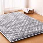 Premium Japanese Floor Mattress Full Size 80"x 54", Extra Thick Futon Mattress with 100% High Density Foam - Ideal for Comfort and Support, Portable Tatami Mat Sleeping Pad for Guest Room, Dormitory