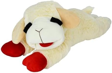 Multipet 48388 Multipet's Officially Licensed Lamb Chop Jumbo White Plush Dog Toy, 24-Inch
