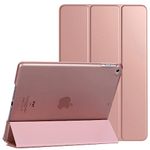 Smart Magnetic Case Fit iPad 9.7 Inch (6th Generation 2018) (5th Generation 2017) A1893/A1954 A1822/A1823 Slim Lightweight Smart Shell Stand Cover Auto Wake/Sleep (Rose Gold)