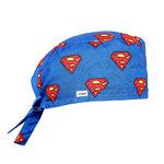 Associated Uniforms Printed Chef CAPS Ideal for Cook, Chefs, Waiter (Kitchen caps) (Superman)