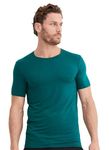 Jockey Men's Undershirt Active Ultra Soft Modal Crew Neck T-Shirt, Deep Lagoon, XL