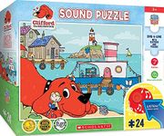 Masterpieces 24 Piece Clifford Sing-A-Long Sound Floor Puzzle for Kids - 18"x24"