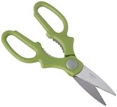 Starfrit Scissors - Stainless Steel Blades - Nut Cracker - Versatile Kitchen Tool - Green