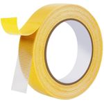 Heavy Duty Double Side Fabric Tape, 3/4Inch x 66Ft Heming Tape with Mesh Design, No Sew Strong Adhesive Fabric Hem Tape for Clothes, Pants, Sofa Covers, Arts Scrapbook Supplies