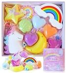 Rainbow Bath Bombs for Kids Gift Se