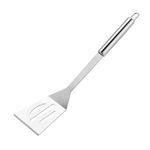 Peng Essentials Stainless Steel Grill Spatula/Turner - Barbecue Accessory for Frying, Cooking, and Draining - Ergonomic Easy-Grip Handle
