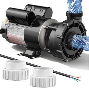 Mxmoonant SPA Pump, 1.5HP 115V Hot Tub Pump 2 Speed SPA Bathtub Motor Pumps 2" Plumbing 48 Frame Motor