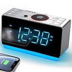 Alarm Clock Radio with Bluetooth, F