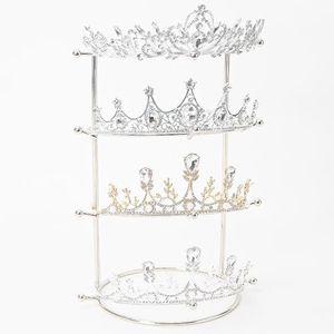 KunGe Crown Display Stand, Tiara Display, Headband Display Stand, Hair Accessories Organizer, Crown Storage Organizer Jewelry Holder for Women Girls
