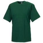 Russell Europe Mens Workwear Short Sleeve Cotton T-Shirt (M) (Bottle Green)