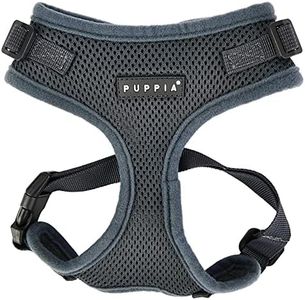 Puppia Ritefit Soft Mesh Dog Harness Grey Medium