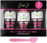 Ericka J. Lace Application System Trio Kit – Skin Guard, Hold Me Down Adhesive & Laid Off Adhesive Remover – Complete Wig Installation Solution, Waterproof & Sweat Resistant (Regular, Watermelon)