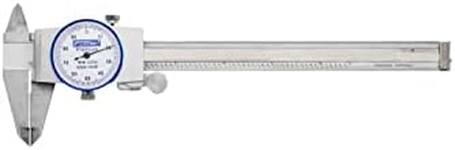 Fowler 52-008-706-0, Premium Dial Caliper With 0-6" Measuring Range (White)