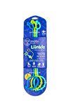 Mobi Liinklz Silicone Tethers - Toy Straps for Baby, Stroller Toy Straps, Baby Toy Holder, Toy Safety Straps, High Chair, Flexible & Soft, Easy to Connect, 0 Months+ - Cool Colors (Pack of 3)