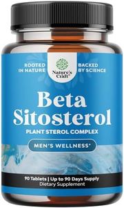 Plant Sterols Complex with Beta Sitosterol - 500mg Beta-Sitosterol Sterols and Stanols Supplement for Heart Health and Prostate Support - Heart and Prostate Health Supplement for Men - 90 Tablets