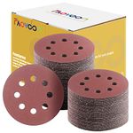 Faoyoon Sanding Disc 5 Inch 8 Hole, 100 Pcs Orbital Sanding Discs Hook and Loop, Sandpaper for Wood, 220 Grit Sand Paper for Random Orbital Sander