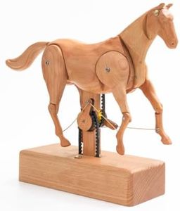 Mechanical Horse Wooden Automaton Model Dynamic Wooden Horse Sculpture