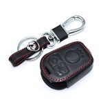 Happyit Leather Car Key Cover Case Keychain Compatible with bmw E31 E32 E34 E36 E38 E39 E46 Z3 Z4 3 Buttons